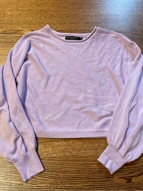 Zesica Lavender Crewneck Sweater